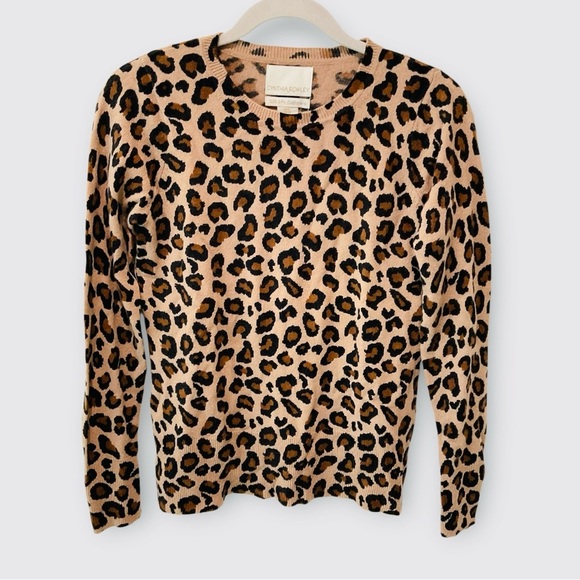 Cynthia Rowley Leopard Print Sweater - Picture 2 of 4